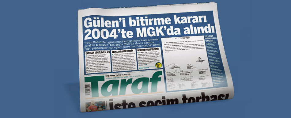 Rządowy spisek Narodowej Rady Bezpieczeństwa przeciwko Gülenowi ujawniony przez dziennik Taraf