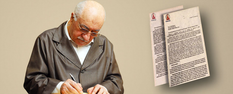 Fethullah Gülen Hocaefendi'nin Abdullah Gül'e yazdığı mektup