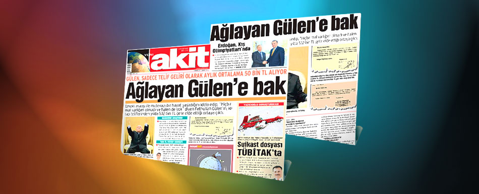 Yeni Akit Gazetesi'nde yayınlanan 'Ağlayan Gülen'e bak' başlıklı habere düzeltme ve cevap metni